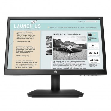 HP V190 18.5-inch HD (1366 x 768 @60Hz) Business Display
