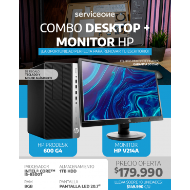 Combo Desktop + Monitor HP