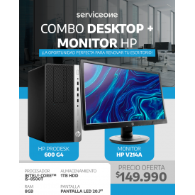 Combo Desktop + Monitor HP