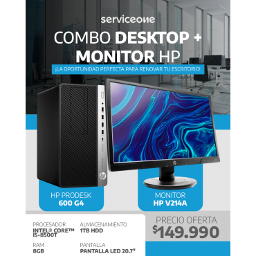 Combo Desktop + Monitor HP
